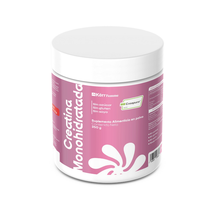 Créatine Pure Kërr Femme – Creatina monohidratada Creapure® 5 g por porción | 330 g (66 porciones) Kërr Femme