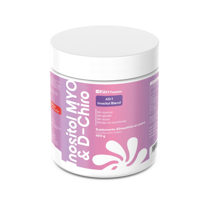Inositol MYO & D-Chiro Kërr Femme – Blend 40:1 | 450 g (110 porciones)